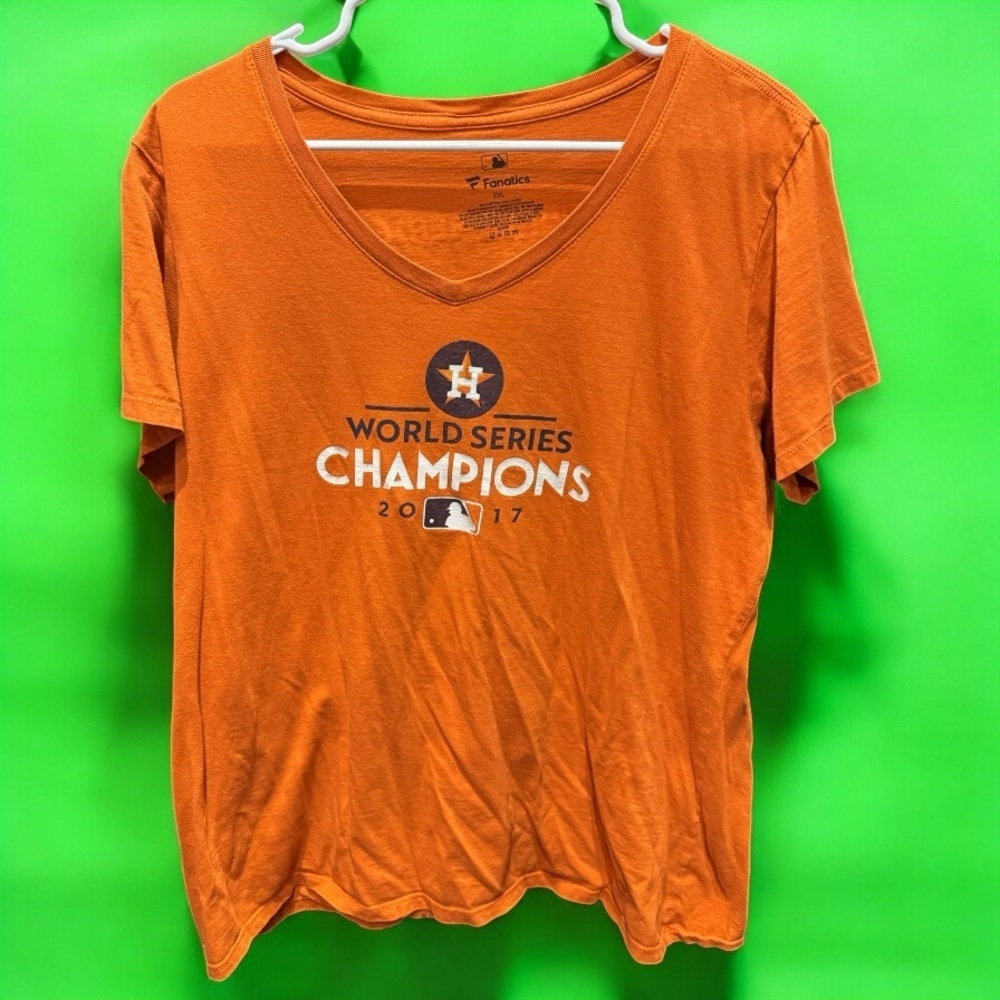 Astros 2017 Orange World Series Champions T-Shirt 2XL